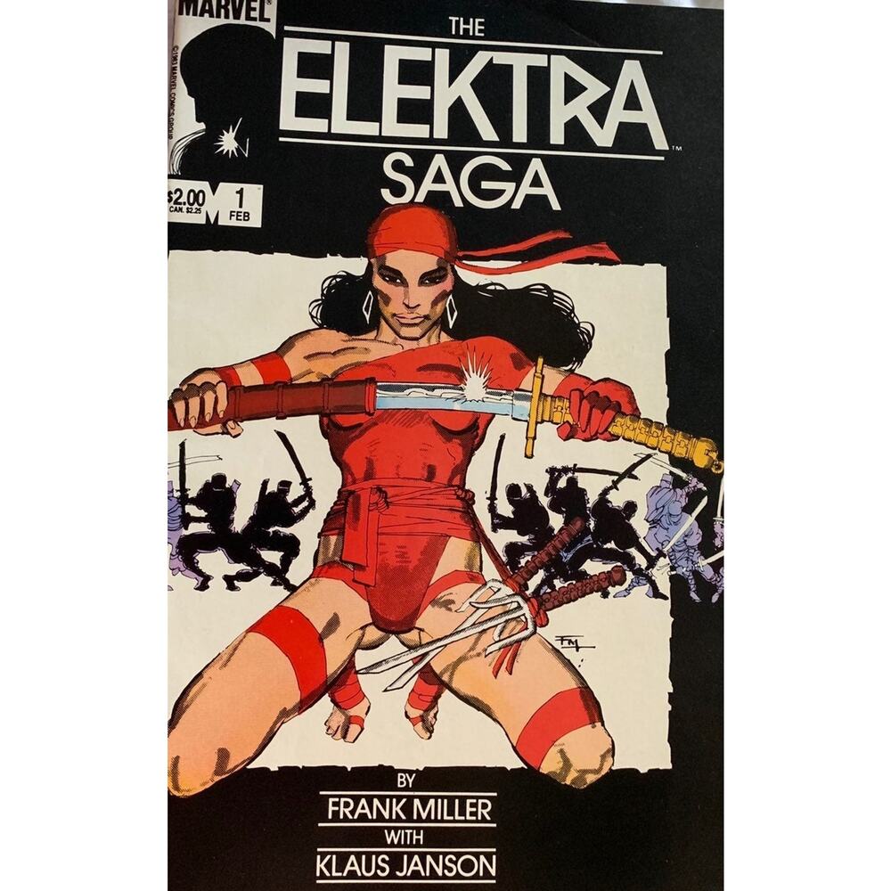 Vintage The Elektra Saga Comic Book